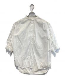 POLO RALPH LAUREN（ポロ・ラルフローレン）の古着「フリルシャツブラウス」｜ホワイト