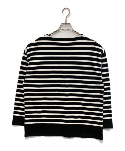 Cacco（カッコ）Cacco (カッコ) バスクシャツ ブラック サイズ:LONGの古着・服飾アイテム