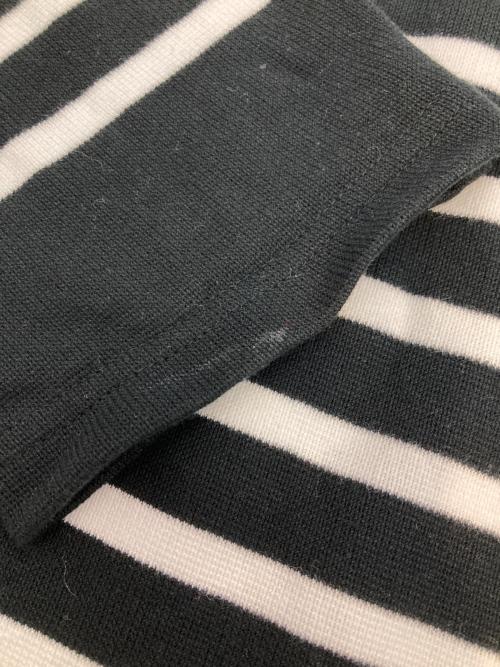 Cacco（カッコ）Cacco (カッコ) バスクシャツ ブラック サイズ:LONGの古着・服飾アイテム