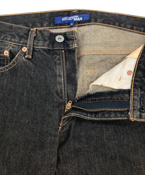 COMME des GARCONS JUNYA WATANABE MAN（コムデギャルソンジュンヤワタナベマン）COMME des GARCONS JUNYA WATANABE MAN (コム デ ギャルソン ジュンヤ ワタナベ マン) プリントデニムパンツ ブラック サイズ:Sの古着・服飾アイテム
