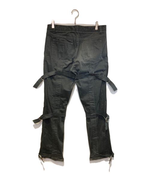 HUGO HUGO BOSS（ヒューゴ ヒューゴボス）HUGO HUGO BOSS (ヒューゴ ヒューゴボス) ボンテージパンツ ブラック サイズ:50の古着・服飾アイテム