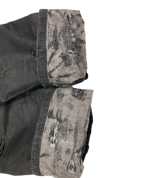 DIOR HOMME（ディオール オム）DIOR HOMME (ディオール オム) デストロイコーティングデニムパンツ ブラック サイズ:28の古着・服飾アイテム