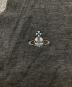 中古・古着 Vivienne Westwood man (ヴィヴィアン ウェストウッド マン) オーブ刺繍Vネックカーディガン グレー サイズ:44：12000円