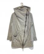 Vivienne Westwood RED LABELヴィヴィアンウエストウッドレッドレーベル）の古着「変形フルジップスウェット」｜グレー