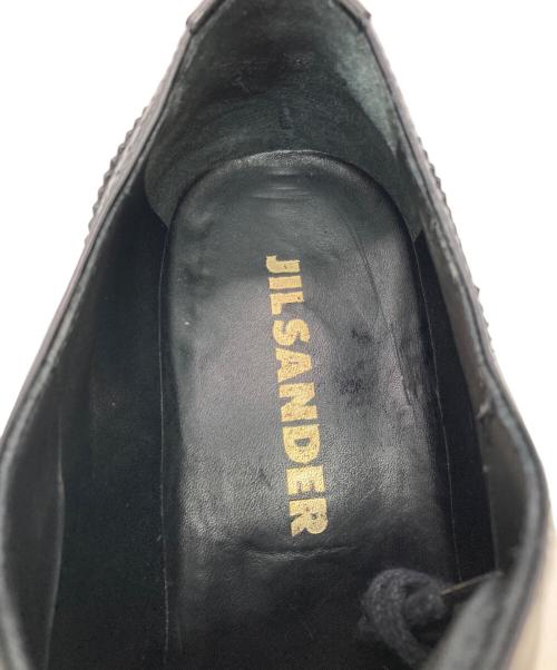 JIL SANDER（ジルサンダー）JIL SANDER (ジルサンダー) ウィングチップシューズ ブラック×ボルドー サイズ:42の古着・服飾アイテム