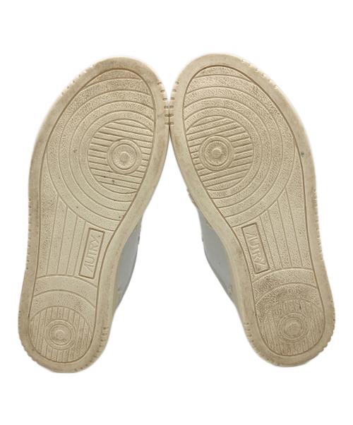 AUTRY（オートリー）AUTRY (オートリ―) MEDALIST LEATHER CANVA ホワイト サイズ:37の古着・服飾アイテム