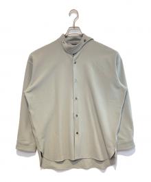 YOUTH PUBLIC TOKYO（ユースパブリックトウキョー）の古着「GEORGETTE CHIN STRAP SHIRT」｜ミント