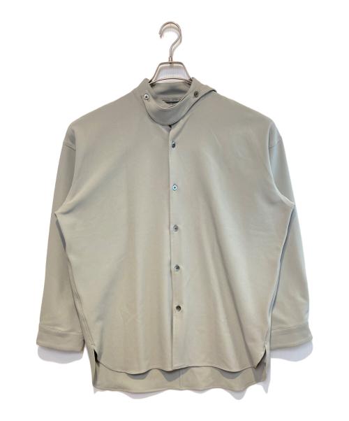 YOUTH PUBLIC TOKYO（ユースパブリックトウキョー）YOUTH PUBLIC TOKYO (ユースパブリックトウキョー) GEORGETTE CHIN STRAP SHIRT ミント サイズ:Sの古着・服飾アイテム