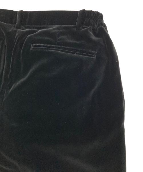 YOUTH PUBLIC TOKYO（ユースパブリックトウキョー）YOUTH PUBLIC TOKYO (ユースパブリックトウキョー) ベルベッドパンツ ブラック サイズ:Sの古着・服飾アイテム