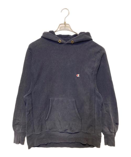 Champion REVERSE WEAVE（チャンピオン リバース ウィーブ）Champion REVERSE WEAVE (チャンピオン リバース ウィーブ) ［古着］プルオーバーパーカー ネイビー サイズ:Lの古着・服飾アイテム