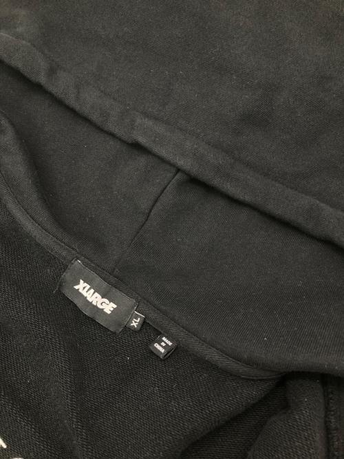 X-LARGE（エクストララージ）X-LARGE (エクストララージ) STORE ADDRESS ZIP HOODED SWEAT ブラック サイズ:XLの古着・服飾アイテム