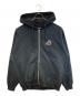 X-LARGE（エクストララージ）の古着「STORE ADDRESS ZIP HOODED SWEAT」｜ブラック