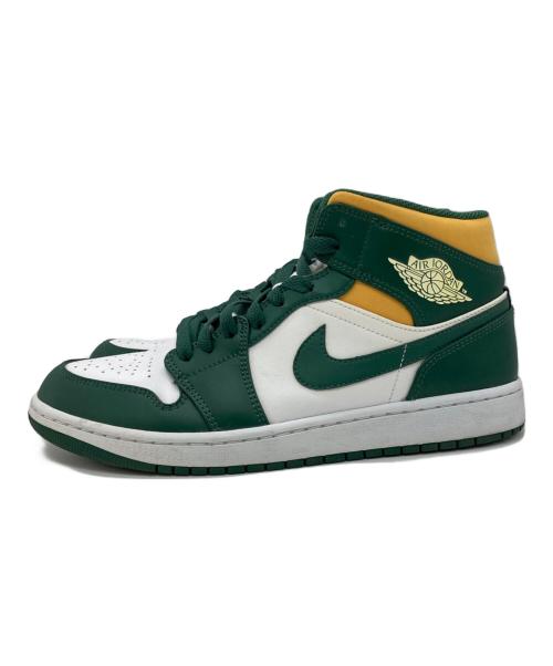 NIKE（ナイキ）NIKE (ナイキ) AIR JORDAN 1 MID グリーン サイズ:US10の古着・服飾アイテム
