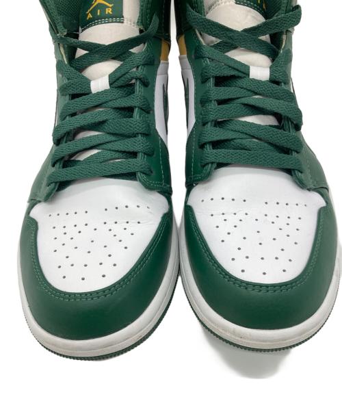 NIKE（ナイキ）NIKE (ナイキ) AIR JORDAN 1 MID グリーン サイズ:US10の古着・服飾アイテム