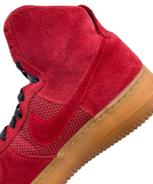 NIKE（ナイキ）NIKE (ナイキ) AIR FORCE 1 HIGH 07 LV8 レッド サイズ:US9.5の古着・服飾アイテム