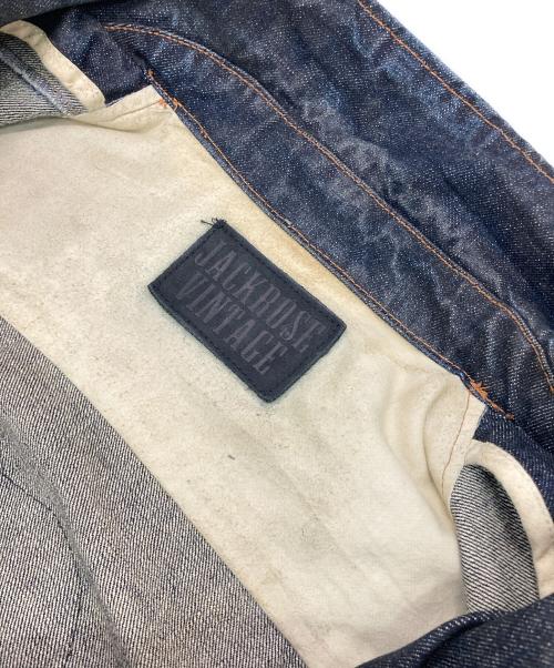 JACKROSE VINTAGE（ジャックローズヴィンテージ）JACKROSE VINTAGE (ジャックローズヴィンテージ) ［古着］デニムライダースジャケット インディゴ サイズ:3の古着・服飾アイテム