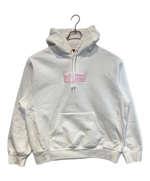 SUPREME（シュプリーム）SUPREME (シュプリーム) Box Logo Hooded Sweatshirt ホワイト サイズ:Mの古着・服飾アイテム