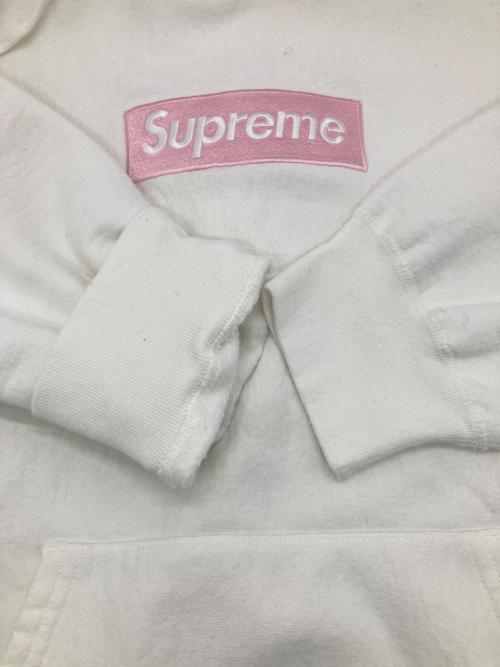 SUPREME（シュプリーム）SUPREME (シュプリーム) Box Logo Hooded Sweatshirt ホワイト サイズ:Mの古着・服飾アイテム