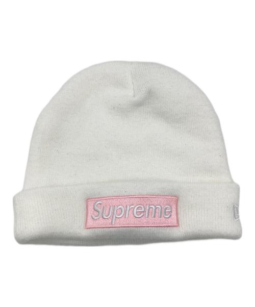 SUPREME（シュプリーム）SUPREME (シュプリーム) New Era (ニューエラ) BOX LOGO BEANIE ホワイトの古着・服飾アイテム