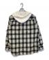 KAMIYA (カミヤ) Distressed Hooded Check Shirts ブラック×ホワイト サイズ:S：25000円