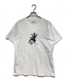 agnes b homme（アニエスベーオム）の古着「プリントTシャツ」｜ホワイト