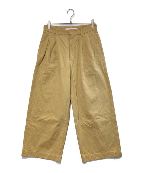 FRAMeWORK（フレームワーク）FRAMeWORK (フレームワーク) TUCK CHINO パンツ ベージュ サイズ:38の古着・服飾アイテム