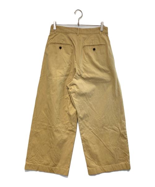 FRAMeWORK（フレームワーク）FRAMeWORK (フレームワーク) TUCK CHINO パンツ ベージュ サイズ:38の古着・服飾アイテム