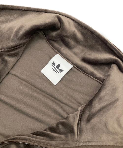 adidas（アディダス）adidas (アディダス) FB TT VELOUR / ファイヤーバード トラックトップ ベロア ブラウン サイズ:XSの古着・服飾アイテム