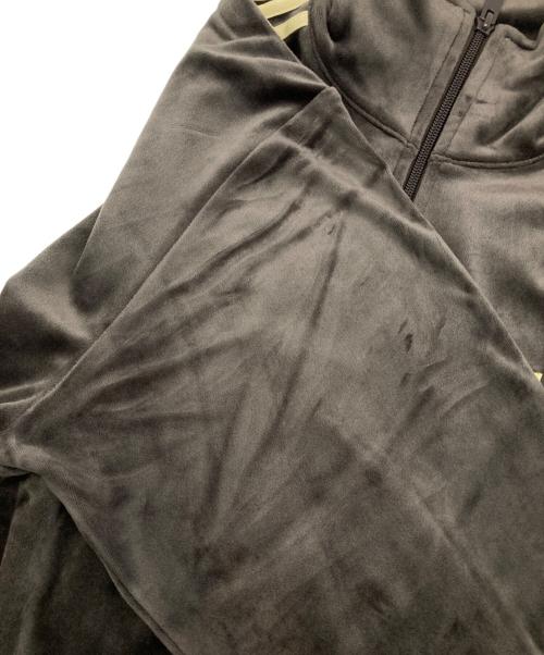 adidas（アディダス）adidas (アディダス) FB TT VELOUR / ファイヤーバード トラックトップ ベロア ブラウン サイズ:XSの古着・服飾アイテム