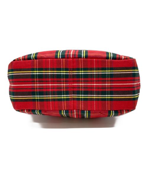 BAG'n'NOUN（バッグンナウン）BAG'n'NOUN (バッグンナウン) チェックトートバッグ レッド×グリーンの古着・服飾アイテム
