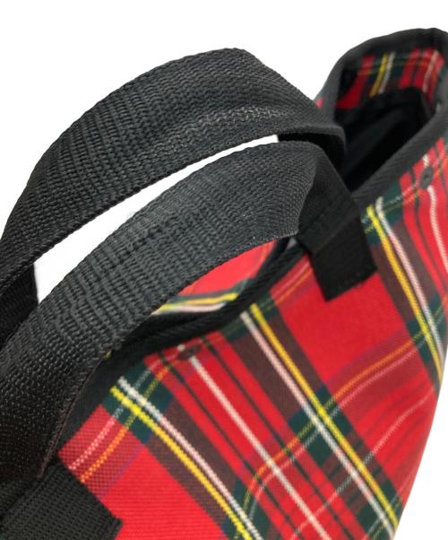 BAG'n'NOUN（バッグンナウン）BAG'n'NOUN (バッグンナウン) チェックトートバッグ レッド×グリーンの古着・服飾アイテム