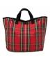 BAG'n'NOUN（バッグンナウン）の古着「チェックトートバッグ」｜レッド×グリーン
