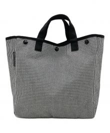 BAG'n'NOUN（バッグンナウン）の古着「トートバッグ」｜ブラック×ホワイト