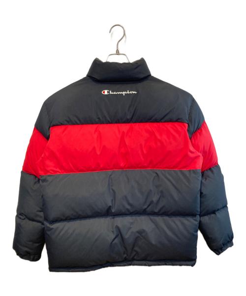 Champion（チャンピオン）Champion (チャンピオン) ダウンジャケット ブラック×レッド サイズ:Mの古着・服飾アイテム
