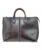 DRAWERドゥロワー）の古着「レザートートバッグ」｜ブラック