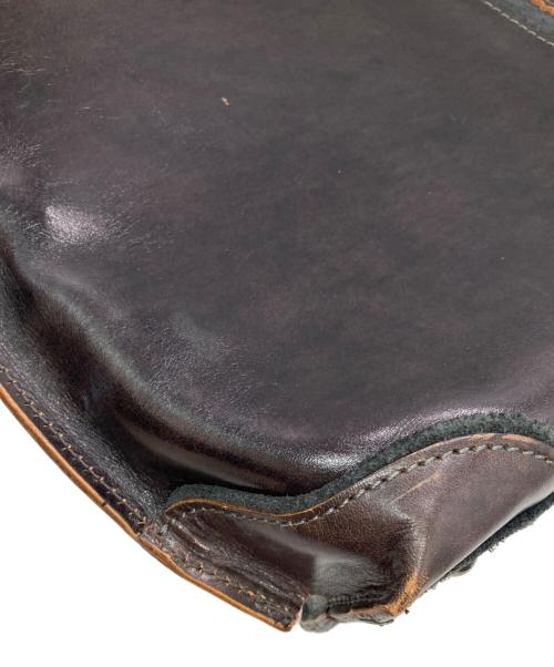 DRAWER（ドゥロワー）DRAWER (ドゥロワー) レザートートバッグ ブラックの古着・服飾アイテム