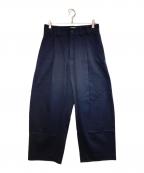STUDIO NICHOLSONスタジオ ニコルソン）の古着「VOLUME PANTS “BUSHEL”」｜ネイビー
