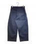 STUDIO NICHOLSON (スタジオ ニコルソン) VOLUME PANTS “BUSHEL” ネイビー サイズ:S：13000円