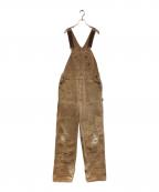 CarHarttカーハート）の古着「BIB OVERALL」｜ブラウン