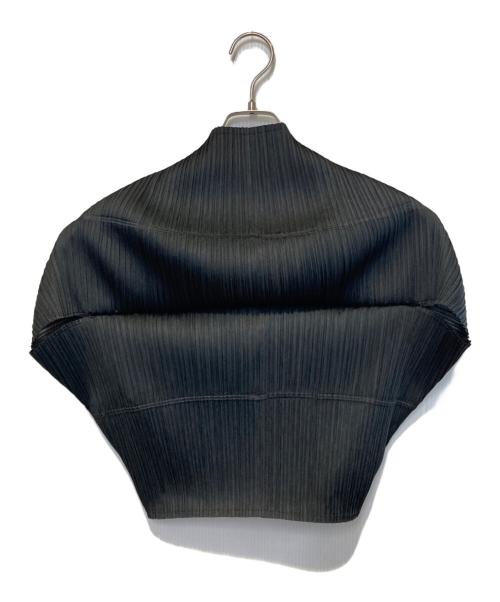 PLEATS PLEASE（プリーツプリーズ）PLEATS PLEASE (プリーツプリーズ) 1B変形切替デザインボレロ ブラック サイズ:Freeの古着・服飾アイテム