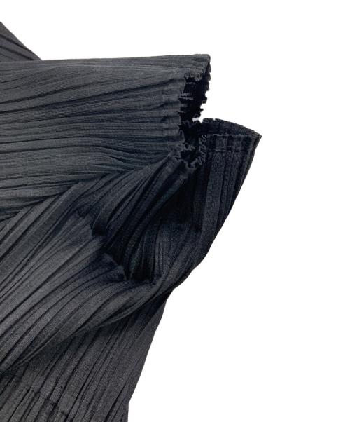 PLEATS PLEASE（プリーツプリーズ）PLEATS PLEASE (プリーツプリーズ) 1B変形切替デザインボレロ ブラック サイズ:Freeの古着・服飾アイテム