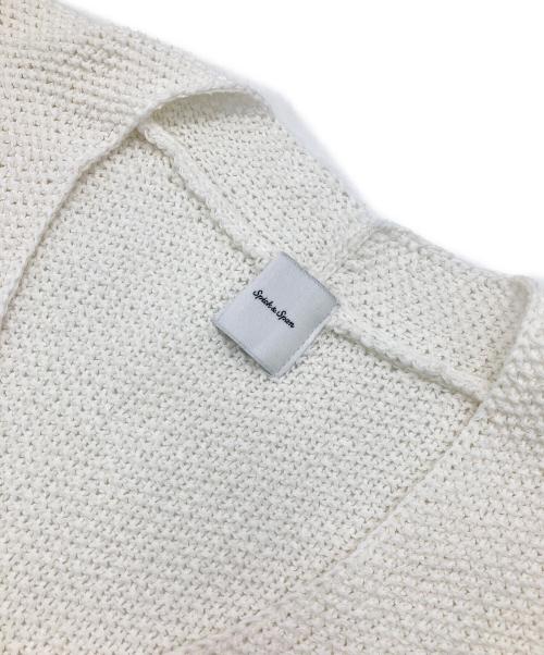 Spick and Span（スピック＆スパン）Spick and Span (スピック＆スパン) ペーパーヤーンルーズニットベスト アイボリー サイズ:Freeの古着・服飾アイテム