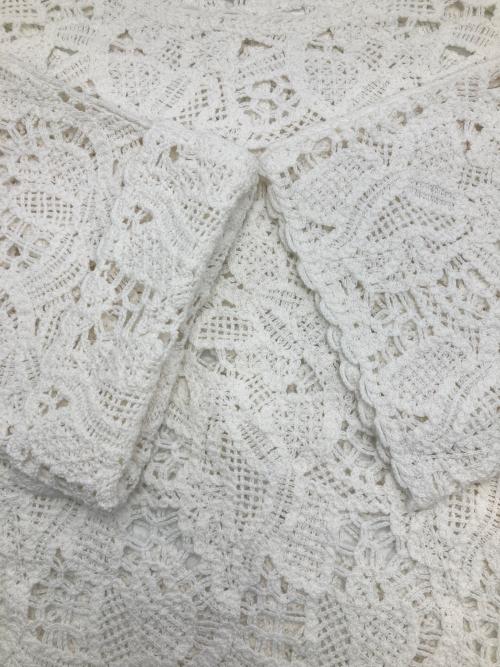 JOURNAL STANDARD relume（ジャーナルスタンダード レリューム）JOURNAL STANDARD relume (ジャーナルスタンダード レリューム) エンブロイダリークロシェレースプルオーバー ホワイト サイズ:Freeの古着・服飾アイテム