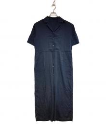 SLOBE IENA（スローブ イエナ）の古着「ハーフスリーブオールインワン」｜ネイビー