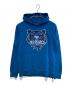 KENZO（ケンゾー）の古着「Metallic Logo Tiger Hoodie」｜ブルー