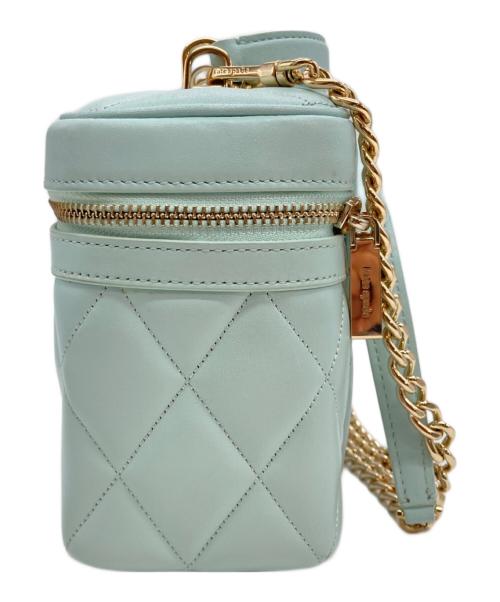 Kate Spade（ケイトスペード）Kate Spade (ケイトスペード) Carey Quilted Trunk Crossbody Bag スカイブルーの古着・服飾アイテム