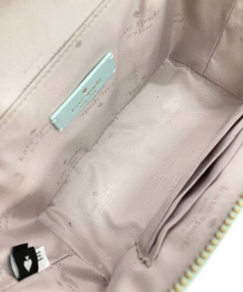 Kate Spade（ケイトスペード）Kate Spade (ケイトスペード) Carey Quilted Trunk Crossbody Bag スカイブルーの古着・服飾アイテム