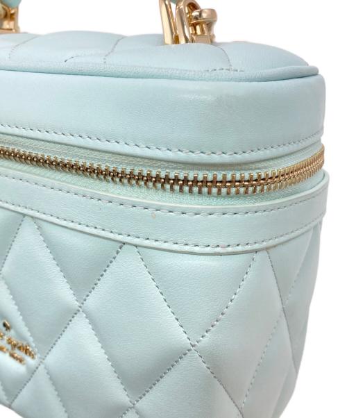 Kate Spade（ケイトスペード）Kate Spade (ケイトスペード) Carey Quilted Trunk Crossbody Bag スカイブルーの古着・服飾アイテム