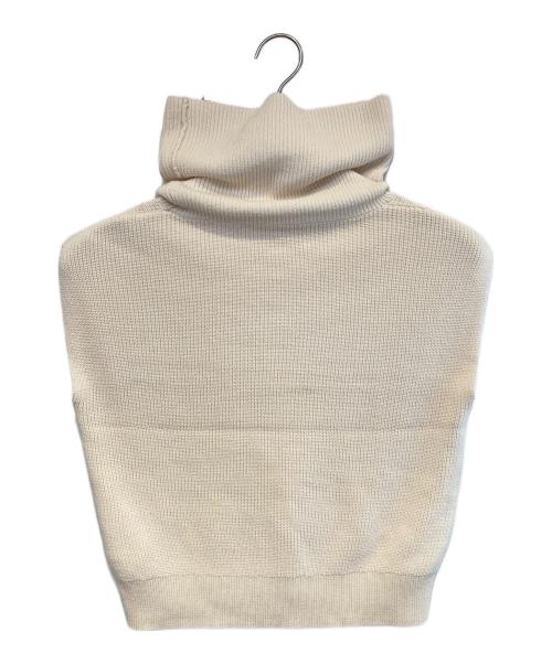 HER LIP TO（ハーリップトゥ）HER LIP TO (ハーリップトゥ) Drape Neck Sleeveless Knit ベージュ サイズ:Freeの古着・服飾アイテム