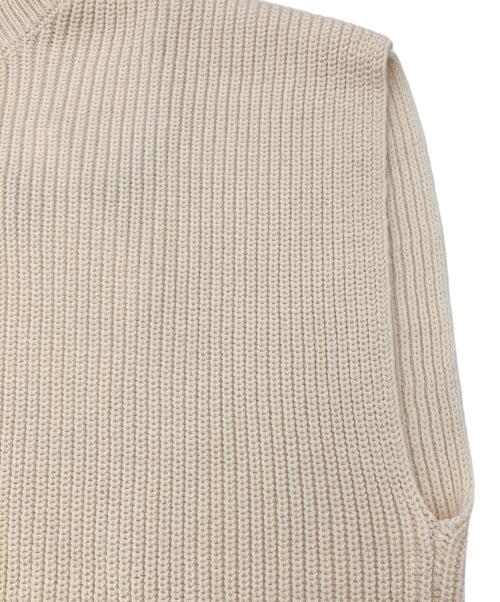HER LIP TO（ハーリップトゥ）HER LIP TO (ハーリップトゥ) Drape Neck Sleeveless Knit ベージュ サイズ:Freeの古着・服飾アイテム